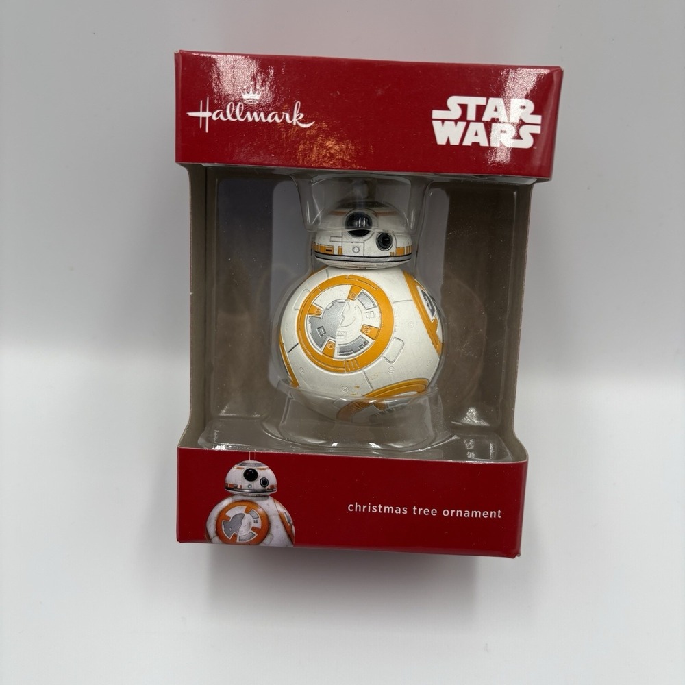 Hallmark 3" Star Wars BB-8 Robot Detailed Tree Ornament New